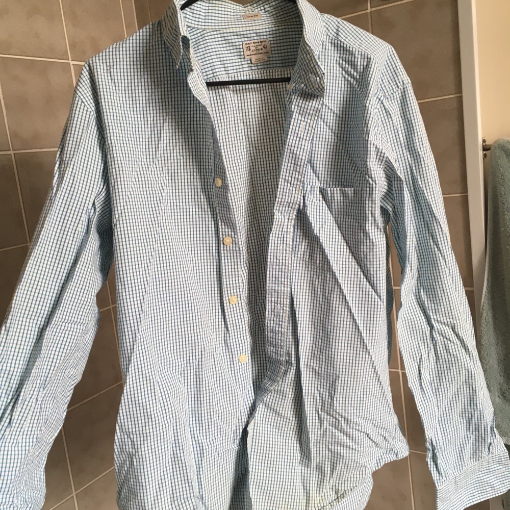 J crew slim fit button up